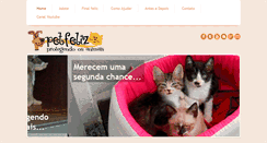 Desktop Screenshot of petfeliz.com.br